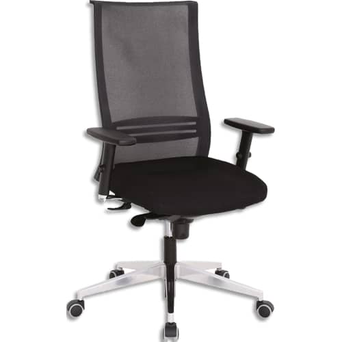 458420_d1-1.jpg NOWY STYL Siège Bizzance non feu noir, Têtière réglable 2D, à contact synchrone, livré sans accoudoirs – Image 1