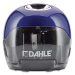 DAHLE Machine électrique à tailler 250. Taille les crayons jusqu'à 8mm. Fonctionne avec piles. Bleu