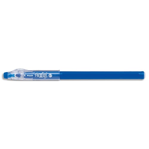 458562_d1.jpg PILOT FriXion Ball Stick non rechargeable. Pointe conique moyenne 0,7mm. Encre effaçable bleue – Image 1