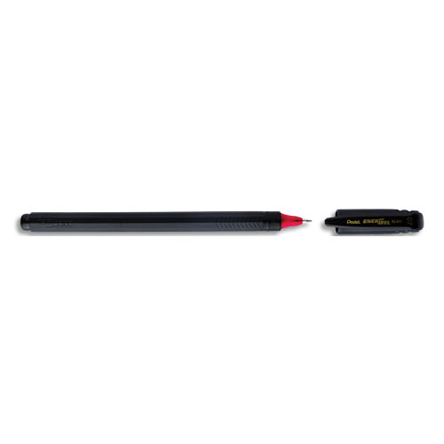 458694_d1.jpg PENTEL Roller gel 0,7 mm rouge fabriqué à partir de 96% de matières recyclées rechargeable. – Image 1