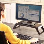 FELLOWES Support moniteur HANA, hauteur réglable jusqu'à 15cm, supporte jusqu'à 18kg, 8060501 – Image 4