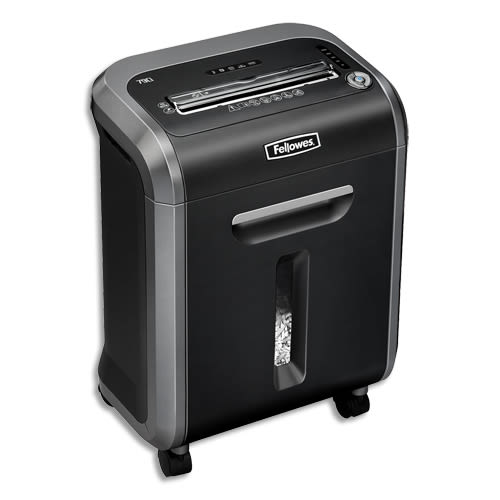 458793_d1-1.jpg FELLOWES Destructeur de documents 79ci, coupe croisée, P-4, 4x38mm, 16 feuilles, 23 litres, 4679001 – Image 1