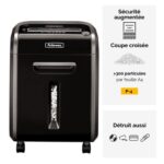 FELLOWES Destructeur de documents 79ci, coupe croisée, P-4, 4x38mm, 16 feuilles, 23 litres, 4679001 – Image 3