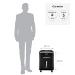 FELLOWES Destructeur de documents 79ci, coupe croisée, P-4, 4x38mm, 16 feuilles, 23 litres, 4679001 – Image 4