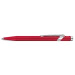 CARAN D'ACHE Stylo bille 849 Colormat X: Corps hexagonal en aluminium, finition microbillée - Corps Rouge