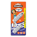 CLEOPATRE Blister de 2 recharges pour roller de correction Effac'encre 360 °. Dimensions ruban 6m x 5mm