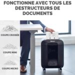 FELLOWES Paquet de 10 feuilles lubrifiées pour destucteurs à base d'huile végétale 4025601 – Image 3