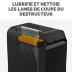 FELLOWES Paquet de 10 feuilles lubrifiées pour destucteurs à base d'huile végétale 4025601 – Image 4