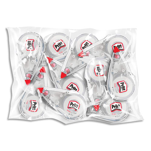 459546_d1.jpg PRITT Paquet de 10 mini rollers correction frontal jetable PRITT. Capuchon protection.Dimensions 4,2mmx7m – Image 1