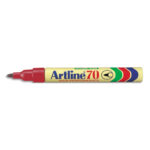 ARTLINE Marqueur ''70'' permanent indélébile pointe ogive 1,5 mm coloris rouge