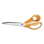 FISKARS Ciseaux ''Classic Pro'' pour droitiers de 25 cm. Lames en acier inoxydable. Coloris orange