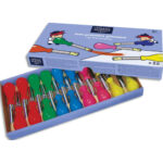 LEFRANC BOURGEOIS Schoolpack de 20 pinceaux - mes premiers pinceaux - couleurs assorties