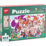 APLI KIDS Puzzle d'observation sur le thème du château. 104 pièces. A partir de 5 ans