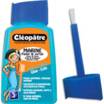 CLEOPATRE Pot de colle marine en 80 gr avec pinceau incorporé
