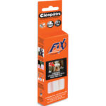 CLEOPATRE Boîte de 12 bâtons colle cleostick extra-forte verre et metal pour mini pistolet Cléo'GUN FIX