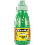 CLEOPATRE Flacon de gel pailleté couleur verte 250 ml x 8
