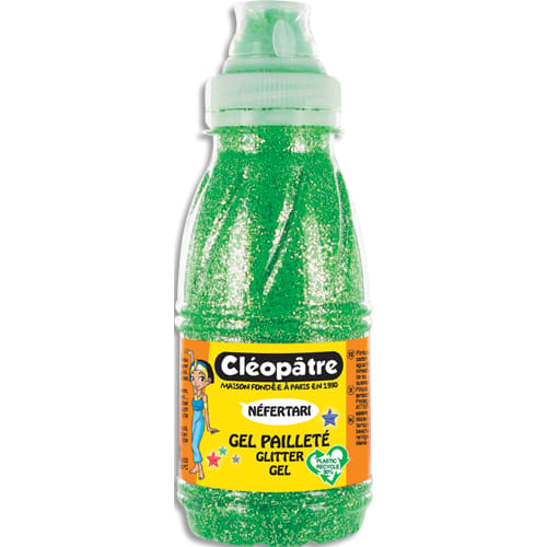 460965_d1-1.jpg CLEOPATRE Flacon de gel pailleté couleur verte 250 ml x 8 – Image 1