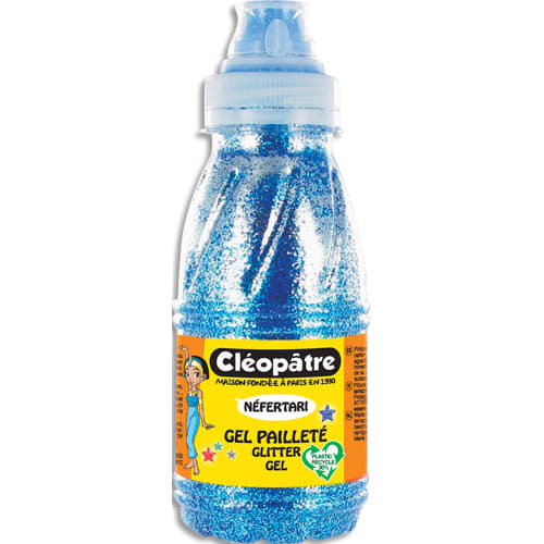 460966_d1-1.jpg CLEOPATRE Flacon de gel pailleté couleur bleue 250 ml x 8 – Image 1