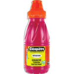 CLEOPATRE Pot de gouache Nefertari magenta 250 ml x 8, dès 3 ans, avec pinceau et entonnoir intégré