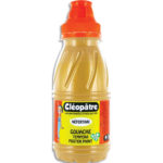 CLEOPATRE Pot de gouache Nefertari couleur or 250 ml, dès 3 ans, avec pinceau et entonnoir intégré