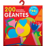 LITO DIFFUSION Boîte de 200 gommettes géantes pour les tout-petits, 12 formes. A partir de 18 mois