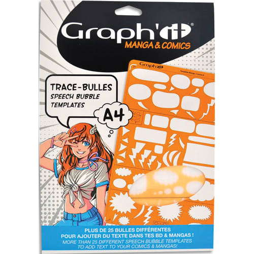 461492_d1-1.jpg OZ INTERNATIONAL Le trace bulle GRAPH'IT, accessoire innovant pour tracer des bulles de manga - Modèle A – Image 1