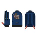 PLUME DOREE FORTNITE Sac à dos 30x43x14cm 1 compartiment double zip + 1 poche zip