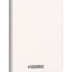 CONQUERANT Cahier classique agrafé 24x32 cm 96P, 90G, uni personnalisable