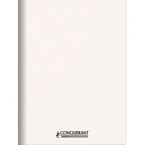 462025_d1-1.jpg CONQUERANT Cahier classique agrafé 24x32 cm 96P, 90G, uni personnalisable – Image 1