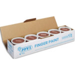 JOVI Bouteille de 500 ml de gouache au doigt couleur marron