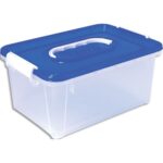 JOVI Lot de 6 coffres de rangement scolaires pour pâte à jouter, autodurcissante, accessoires