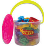 JOVI Plastilina, seau de 24 emportes-pièces pour pâte à modeler
