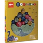 APLI KIDS Puzzle 16 pièces sur le thème des dinosaures, jeu d'équilibre
