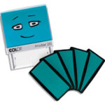 COLOP Boîte de 5 encriers bleu menthe pour tampon Nio School