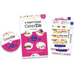 FUZEAU Livret CD colorzik spécial hits à partir de 7 ans, 5 partitions colorées recto / verso