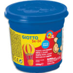 GIOTTO BE-BE Pot de 220 grammes de pâte à jouer couleur bleu, livré par lot de 8