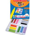 BIC KIDS Plastidecor Craies de Coloriage - Couleurs Assorties, Classpack de 288