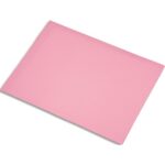 FABRIANO Lot de 5 feuilles de carton ondulé 328g, dimensions 50 x 70 cm, coloris rose