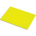 FABRIANO Lot de 10 feuilles de papier fluo 250g, dimensions 50 x 65 cm, coloris jaune