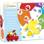 AVENUE MANDARINE Boîte loto thème apprendre les couleurs. 6 plateaux de différentes couleurs