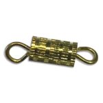 O'COLOR Sachet de 20 Fermoirs à vis dorés, Longueur 13 mm