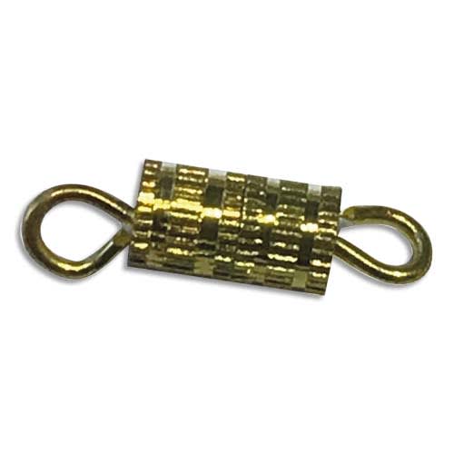 464171_d1-1.jpg O'COLOR Sachet de 20 Fermoirs à vis dorés, Longueur 13 mm – Image 1