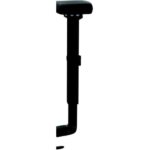 Paire d'accotoirs réglables 2D noir pour tous les sièges NAVIGO ou KENARI