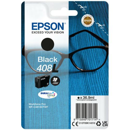 464788_d1-1.jpg EPSON Cartouche Jet d'Encre Noir 408 L (T09K1) C13T09K14010 – Image 1