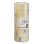 PERGAMY Tour de 8 rubans adhésifs transparent 19mmx33m