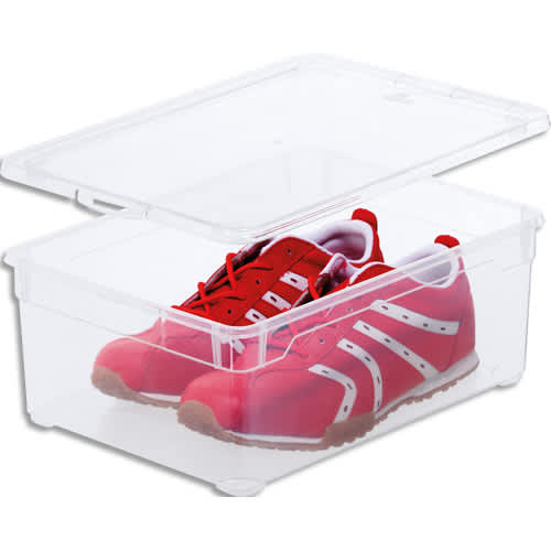 465271_d1-1.jpg SUNDIS Boîte Clear box rangement Polypropylène Superposable combinable gamme Clear Box 10L 36,5xh4x26,5cm – Image 1