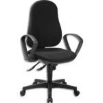 TOPSTAR Fauteuil Syncro noir mécanisme synchrone, accoudoirs fixes