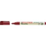 EDDING Marqueur Permanent ECOLINE 25. Pointe ogive fine 1mm. Ecris sur presque tous les matériaux. Rouge