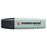 STABILO Surligneur Boss Original Nature. Pointe biseautée. Couleur vert eucalyptus