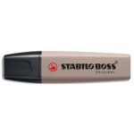 STABILO Surligneur Boss Original Nature. Pointe biseautée. Couleur gris taupe